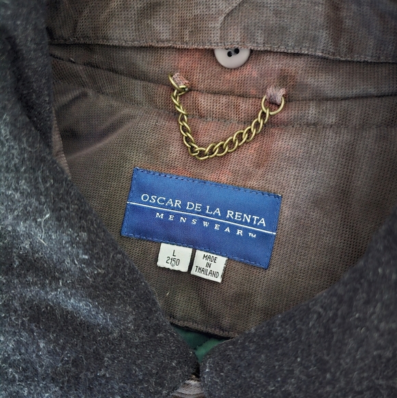 Oscar De La Renta Mens Brown Jacket - Picture 8 of 11